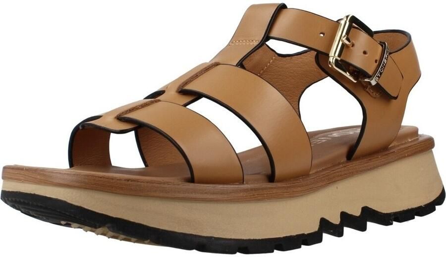 Stonefly Sandalen met sleehak 223847 Star Lth Dark - Foto 2