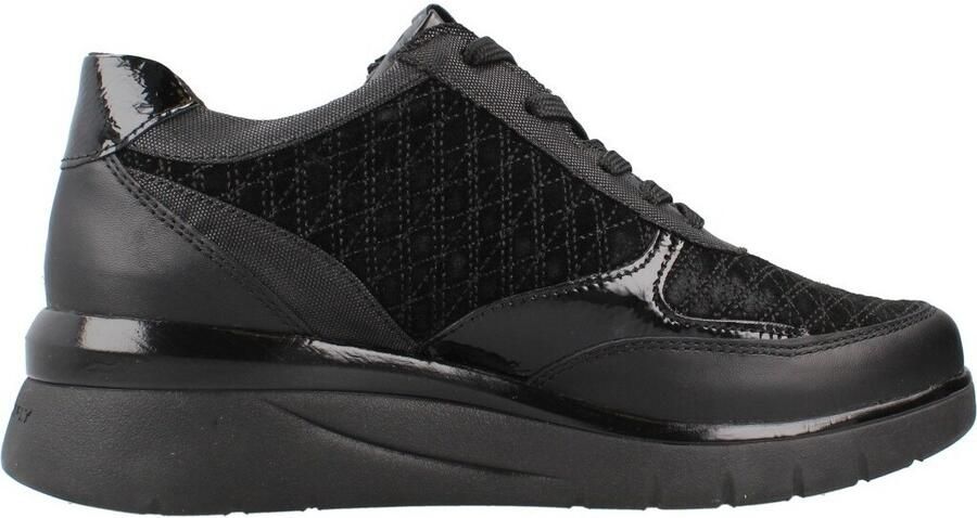 Stonefly Zwarte Casual Textiel Sneakers voor Vrouwen