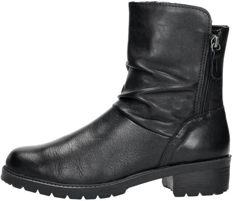 Sub55 Comfort Collection Joe 64 Enkellaarsjes Plat Zwart - Foto 2