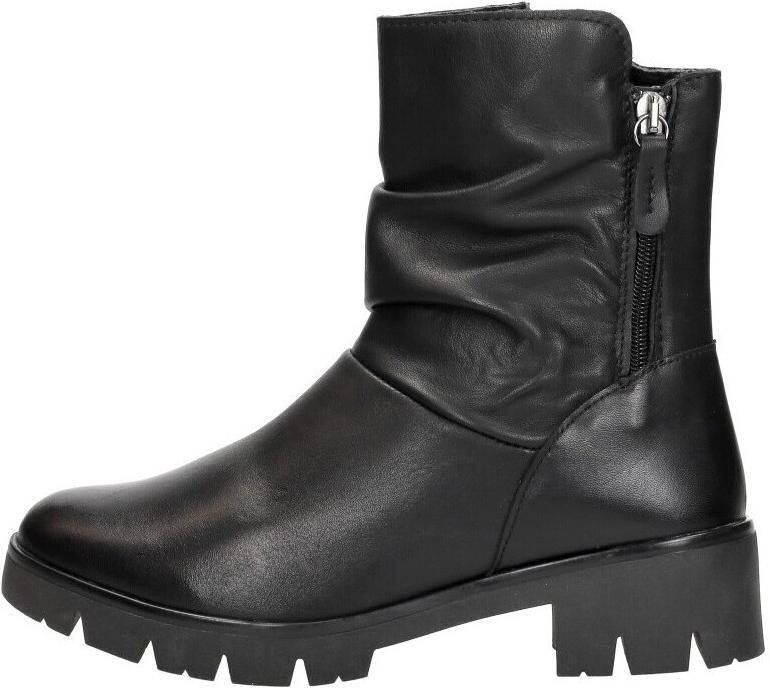 Sub55 Comfort Collection Molly 04 Enkellaarsjes Plat Zwart - Foto 2
