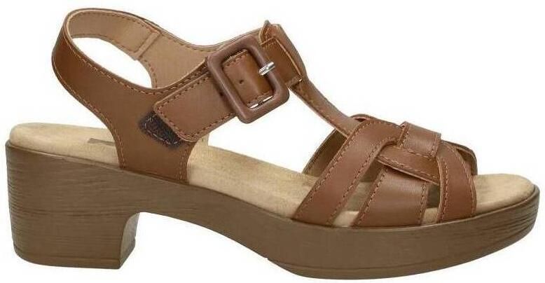 Sub55 Comfort Collection Luz 04 Sandalen Hak Cognac - Foto 3