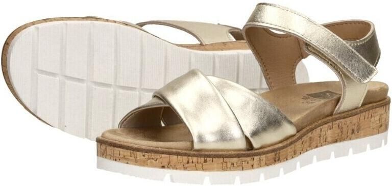 Sub55 Comfort Collection Mia 01 Sandalen Plat Goudkleur - Foto 3