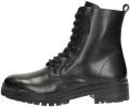 Sub55 Sima Veterschoenen Hoog zwart - Zwart