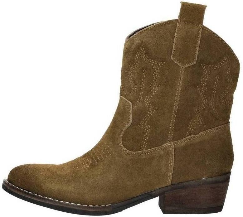 Sub55 Western boots Enkellaarsjes Hak middel bruin - Foto 3