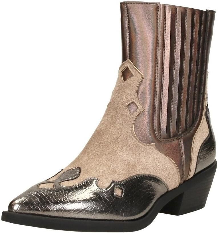 Sub55 Western boots Enkellaarsjes Hak brons - Foto 7