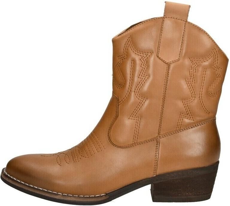Sub55 Western boots Enkellaarsjes Hak Cognac - Foto 2