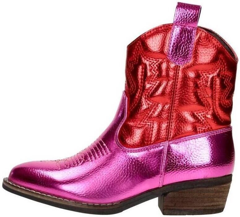 Sub55 Western laarsjes Enkellaarsjes roze - Foto 3