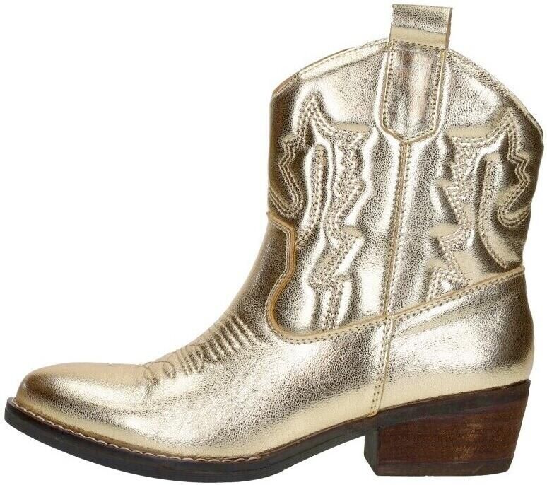 Sub55 Western boots Enkellaarsjes Hak goudkleur - Foto 4