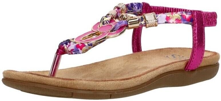 Sub55 Sandalen Plat Sandalen Plat Fuchsia - Foto 3