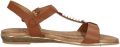 Sub55 Sandalen Plat Sandalen Plat Cognac - Cognac