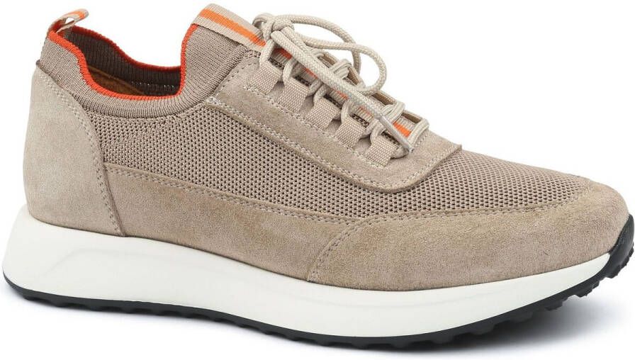Suitable Sneaker Suede Beige Heren Sneakers
