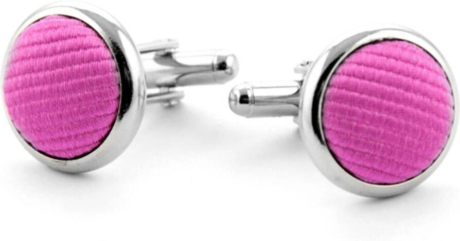 Suitable Schoenaccessoires Zijde Manchetknoop Fuchsia F21