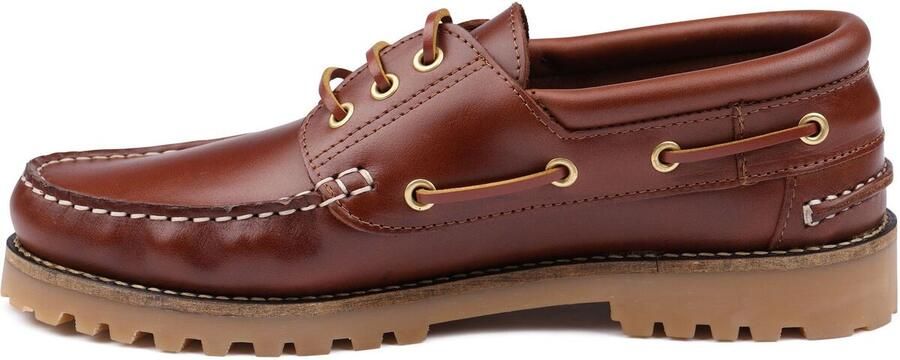 Suitable Bootschoenen Leer Bruin Heren Instappers - Foto 2