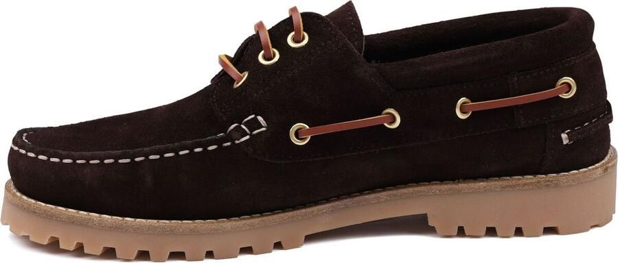 Suitable Bootschoenen Suede Bruin Heren Instappers - Foto 2