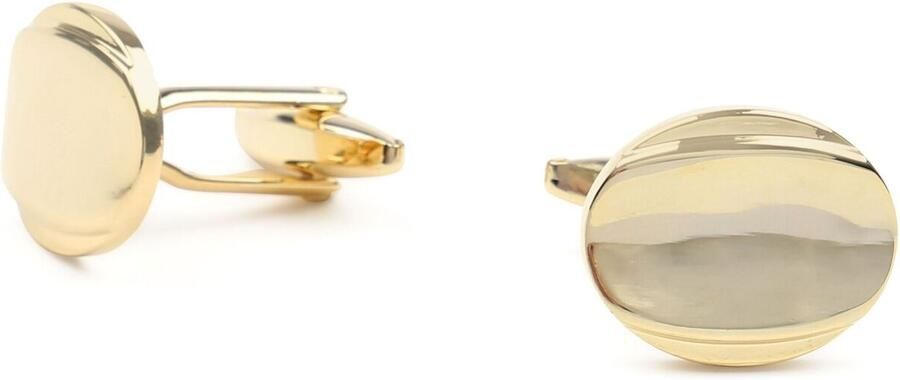 Suitable Schoenaccessoires Manchetknoop Ovaal Goud