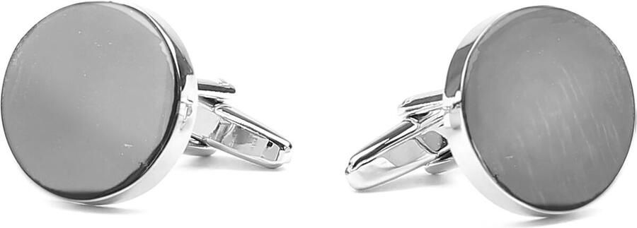 Suitable Schoenaccessoires Manchetknoop Rond Zilver