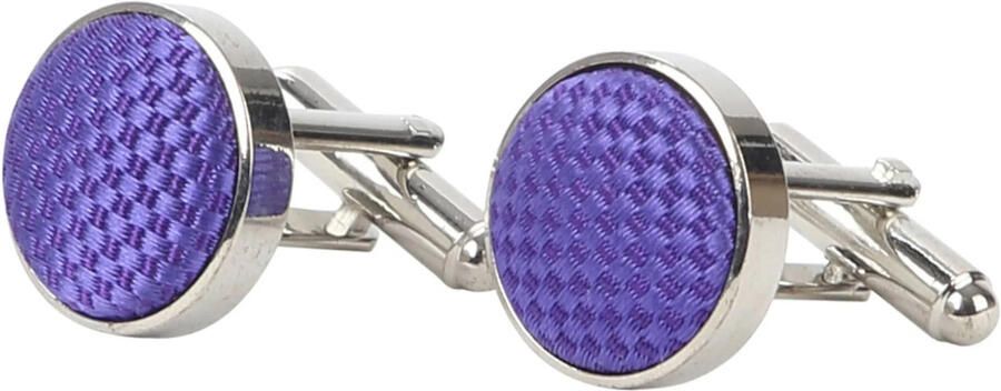 Suitable Schoenaccessoires Zijde Manchetknoop Paars