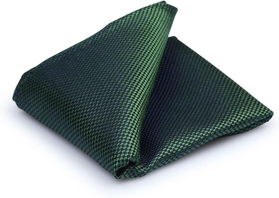 Suitable Schoenaccessoires Seide Einstecktuch Grün