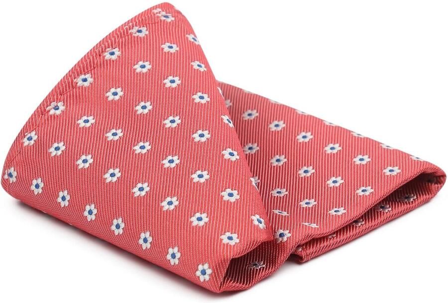 Suitable Schoenaccessoires Zijde Pochet Rood Print Flower