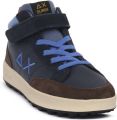 Sun68 Hoge Sneakers 07 GENIUS MID - Blauw