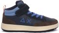 Sun68 Hoge Sneakers 07 BOYS GENIUS MID - Blauw