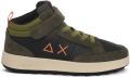 Sun68 Hoge Sneakers 74 GENIUS MID - Kaki