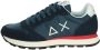 Sun68 Tom Solid Heren Sneakers Schoenen Blauw Z35101 - Thumbnail 7