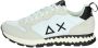 Sun68 Tom Snake Heren Sneakers Schoenen Wit Z35104 - Thumbnail 2