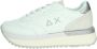 Sun68 Witte Leren Platte Schoenen White Dames - Thumbnail 5