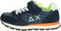 Sun68 Tom Fluo Sneakers Donkerblauw - Thumbnail 7