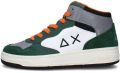 Sun68 Hoge Sneakers Z45350T - Groen