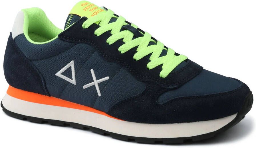 Sun68 Laarzen Sneaker Tom Fluo Navy Blue