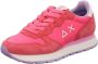 Sun68 Sun 68 Ally Solid Nylon dames sneaker Fuchsia - Thumbnail 4