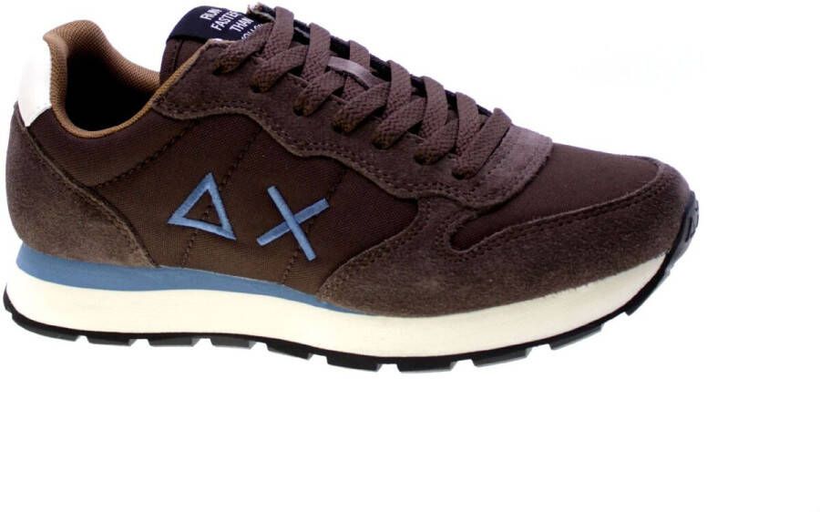 Sun68 Sneakers van nylon en suède met geborduurd logo - Foto 2