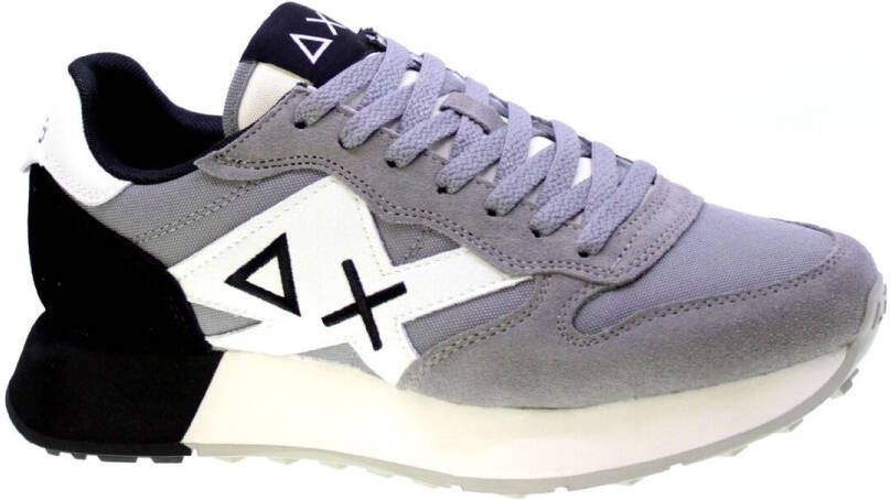 Sun68 Nylon en Suède Sneakers met Leren Details - Foto 5