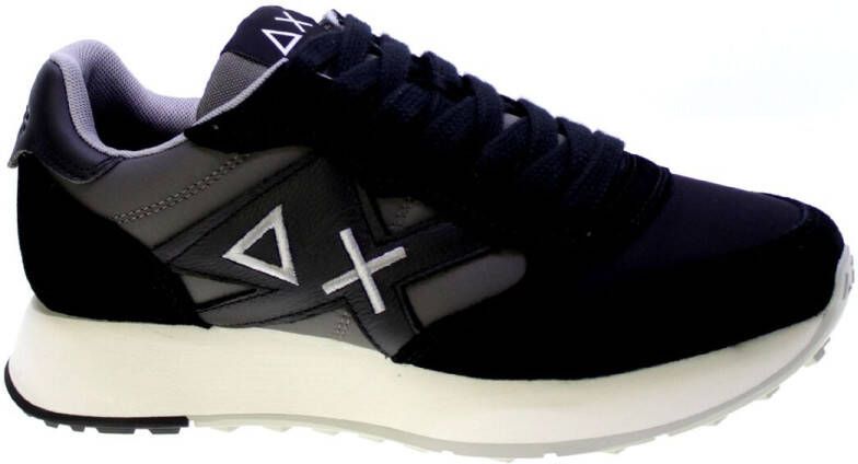 Sun68 Sneakers van nylon en suède met leren details - Foto 5