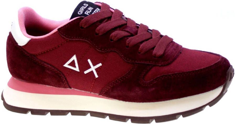 Sun68 Casual Sneaker in Bordeaux Leer en Stof - Foto 5