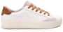 Sun68 Street Sneaker in leer wit en bruin White Heren - Thumbnail 2