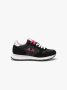 Sun 68 Ally Solid Nylon dames sneaker Zwart - Thumbnail 2