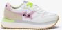 Sun68 Witte verhoogde sneakers met Big Stargirl-logo Multicolor Dames - Thumbnail 3