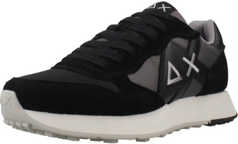 Sun68 Sneakers van nylon en suède met leren details - Foto 4