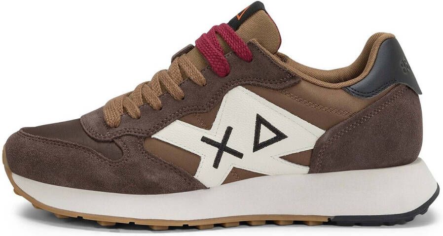 Sun68 Sneakers van nylon en suède met leren details - Foto 5