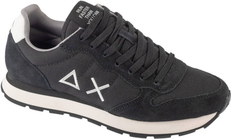 Sun68 Heren Lage sneakers Tom Solid Zwart Suède - Foto 3