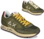 Sun68 Vintage Nylon Sneakers met Geborduurd Logo - Thumbnail 2