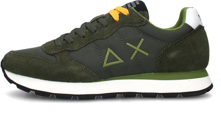Sun68 Groene militaire stijl schoenen TOM Solid Green Heren - Foto 7