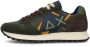 Sun68 Groene Suède Sneakers met Bruine Details Green Heren - Thumbnail 2