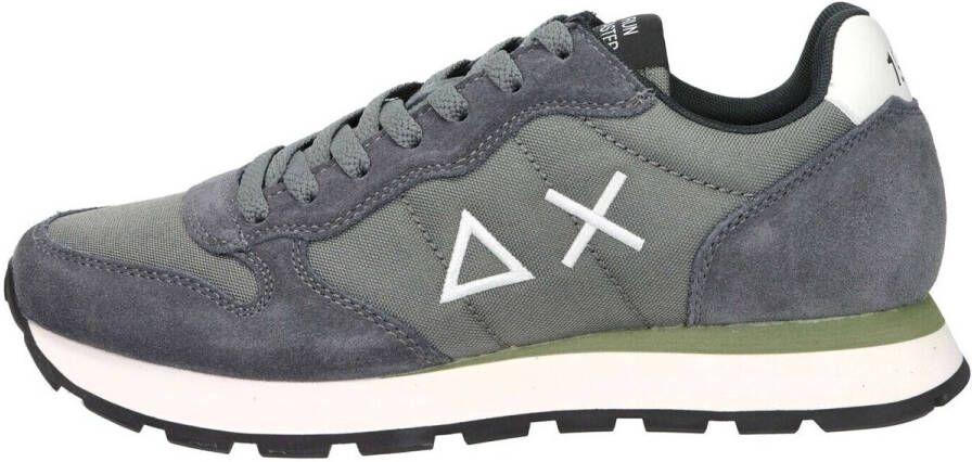 Sun68 Sneakers van nylon en suède met geborduurd logo - Foto 5