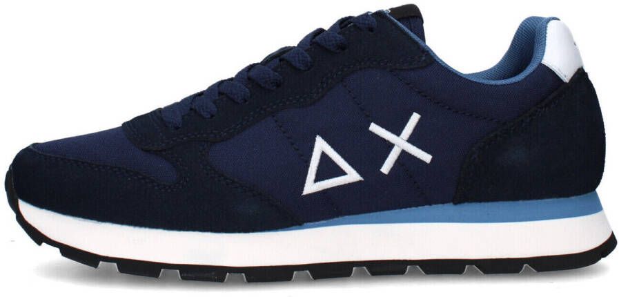 Sun68 Heren Lage sneakers Tom Solid Donkerblauw Suède - Foto 7