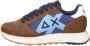 Sun68 Bicolor Suède Sneakers met Geborduurd Logo - Thumbnail 2