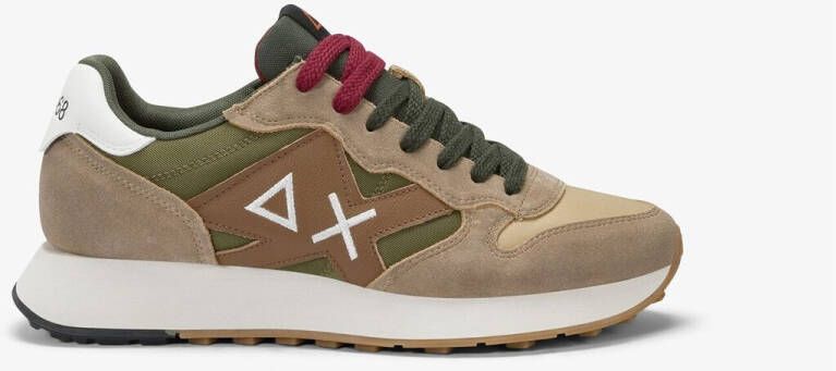 Sun68 Sneakers van nylon en suède met leren details - Foto 2